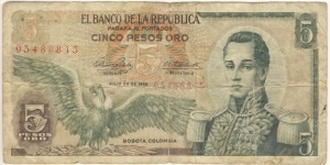 5 Pesos Banknote