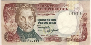 500 Pesos Banknote