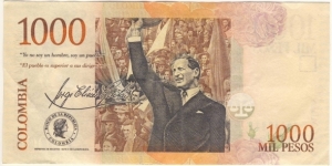 Banknote from Colombia