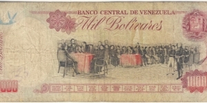 Banknote from Venezuela