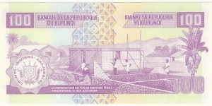 Banknote from Burundi