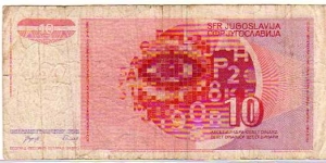 Banknote from Yugoslavia