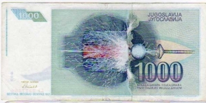 Banknote from Yugoslavia