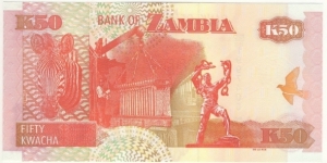 Banknote from Zambia