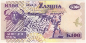 Banknote from Zambia