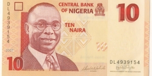 10 Naira(2007) Banknote