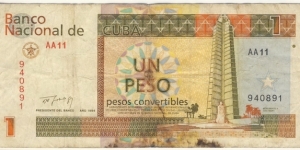 1 Peso(convertible) Banknote