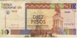 10 Pesos(convertibles) Banknote