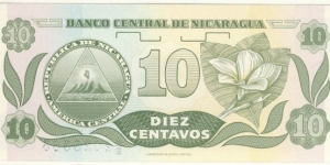 Banknote from Nicaragua