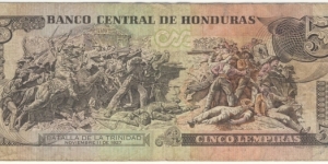 Banknote from Honduras