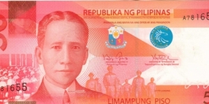 New Philippine 50 Peso note in series #6 of 6 Banknote