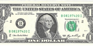 1 Dollar(New York) Banknote