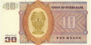 Banknote from Myanmar