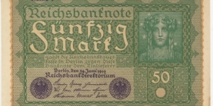 50 Mark(Weimar Republic 1919) Banknote