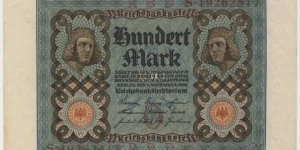 100 Mark(Weimar Republic 1920) Banknote