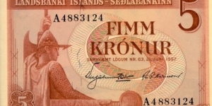 5 Kronur Banknote