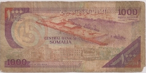 Banknote from Somalia