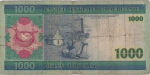 Banknote from Mauritania
