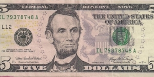 5 Dollars Banknote