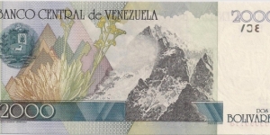 Banknote from Venezuela