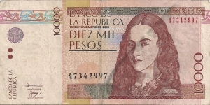 10000 Pesos Banknote