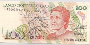 100 Cruzeiros  Banknote