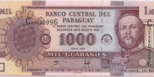 1000 GUARANI Banknote