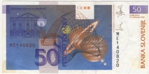 Banknote from Slovenia