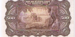 Banknote from Congo