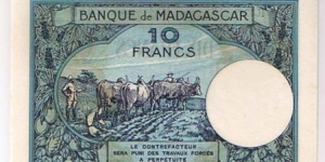 Banknote from Madagascar