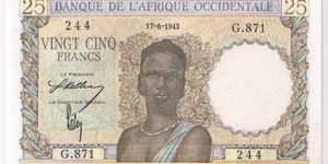 25 FR Banknote