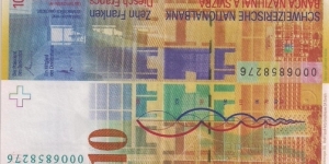 Banknote from Switzerland