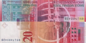 Banknote from Switzerland