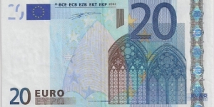 20 Euro, Serial X (Germany) European Union Banknote