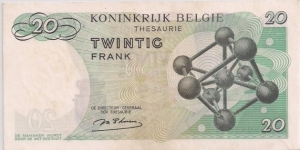 Banknote from Belgium