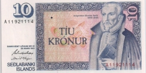 10 KRONUR Banknote