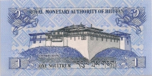 Banknote from Bhutan