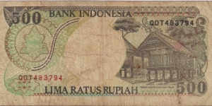 Banknote from Indonesia