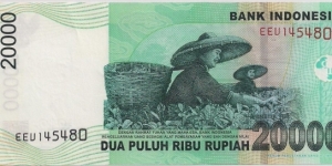 Banknote from Indonesia