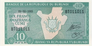 10 Francs Banknote