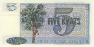 Banknote from Myanmar