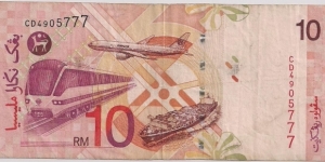 Banknote from Malaysia