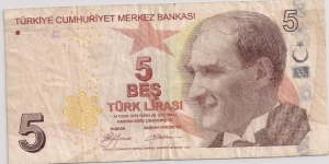 5 Liras Banknote