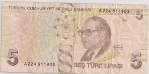 Banknote from Turkey