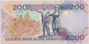 Banknote from Vanuatu