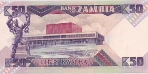 Banknote from Zambia