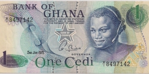 1 Cedi Banknote