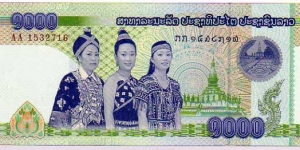 1000 Kip__pk# 39 Banknote