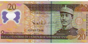 20 Pesos__pk# New__(2010)__ Polymer Banknote