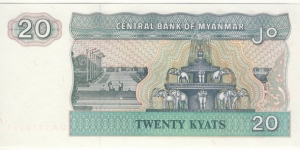 Banknote from Myanmar